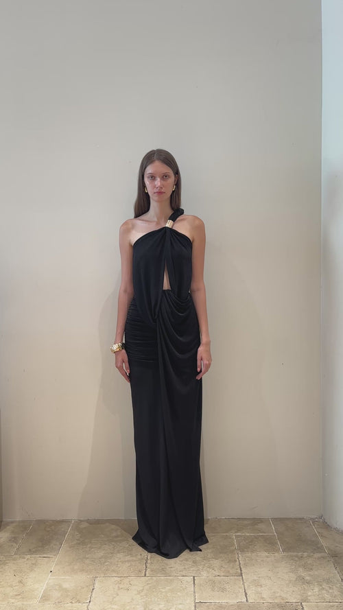 Black Cut-Out Dress