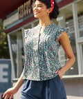 Buttoned & Beloved Sleeveless Top