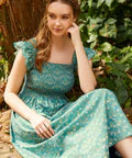 Flair and Square Babydoll Dress