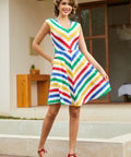 The Miter of Fact Fit & Flare Dress