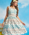 Ocean Air Fit & Flare Dress
