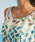 Ocean Air Fit & Flare Dress