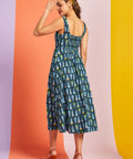 Squarely Charming Midi Dress