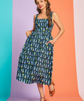 Squarely Charming Midi Dress