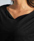 The Getaway Grace Notch Neck Tee