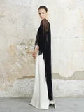 Black Robe Set with Bra