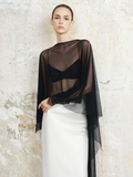 Cream Long A-line Dress