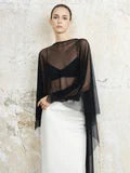 Black Robe Set with Bra