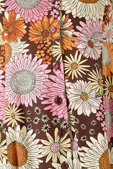 Viva Floral Shirt Dress