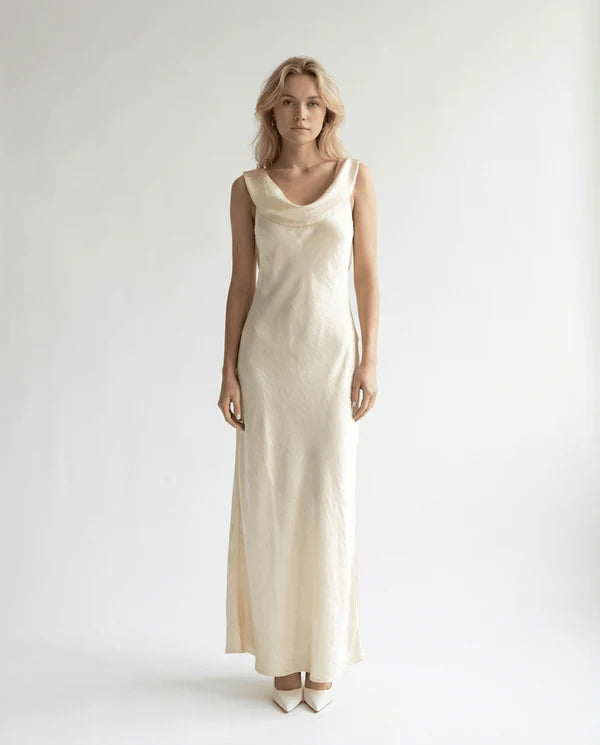 Cassia Cowl Back Maxi Dress