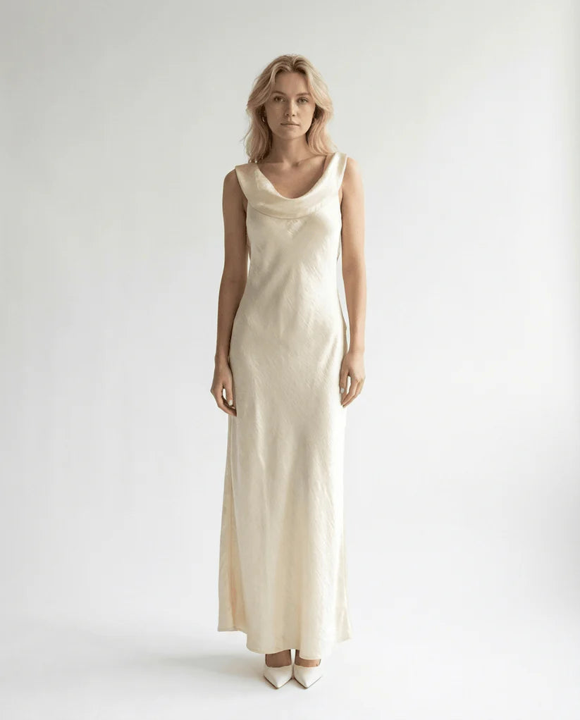 Cassia Cowl Back Maxi Dress