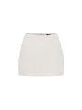 Fuzzy Texture Mini Skirt