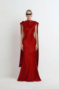 Liora Backless Satin Gown