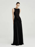 Mesh Twist Waist Maxi Dress