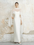 The Camille Strapless Taffeta Maxi