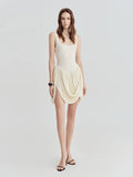 The Sculpted Basque Mini Dress