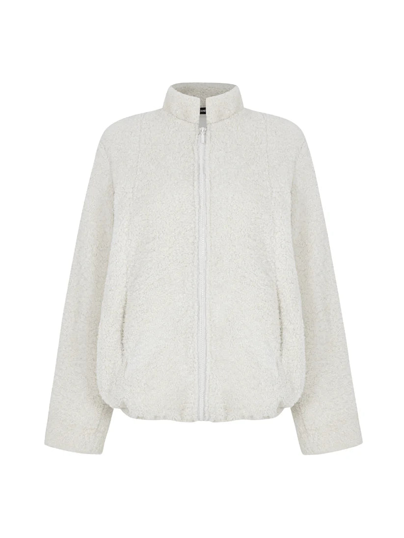 White Faux Fur Coat