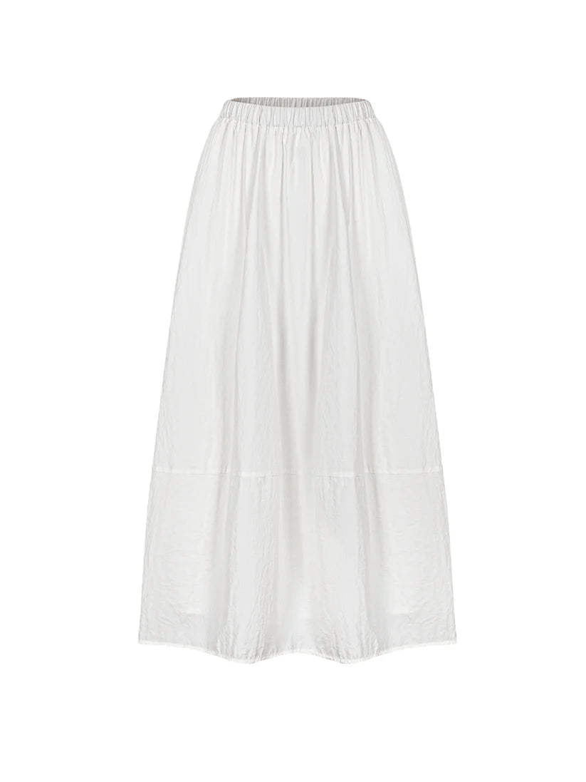 White Midi Skirt